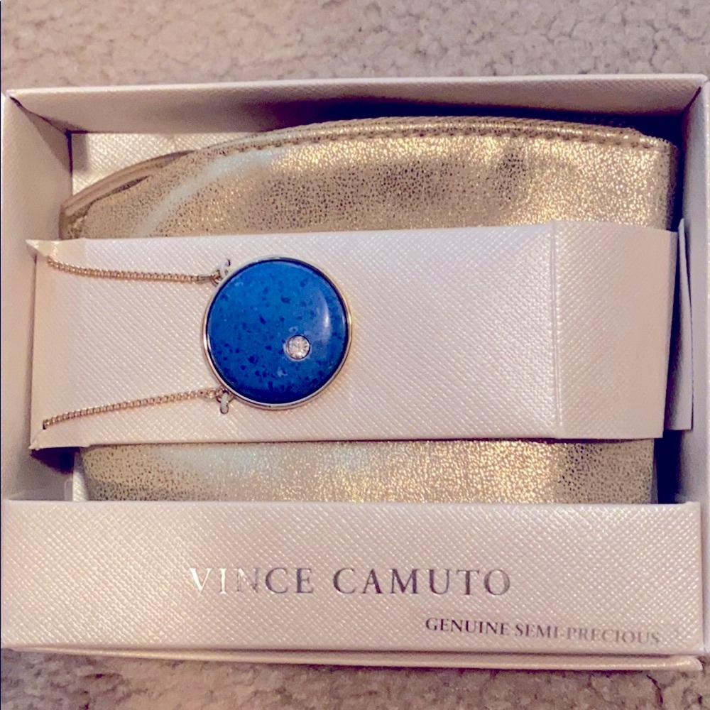 Vince Camino necklace with gold jewelry holder